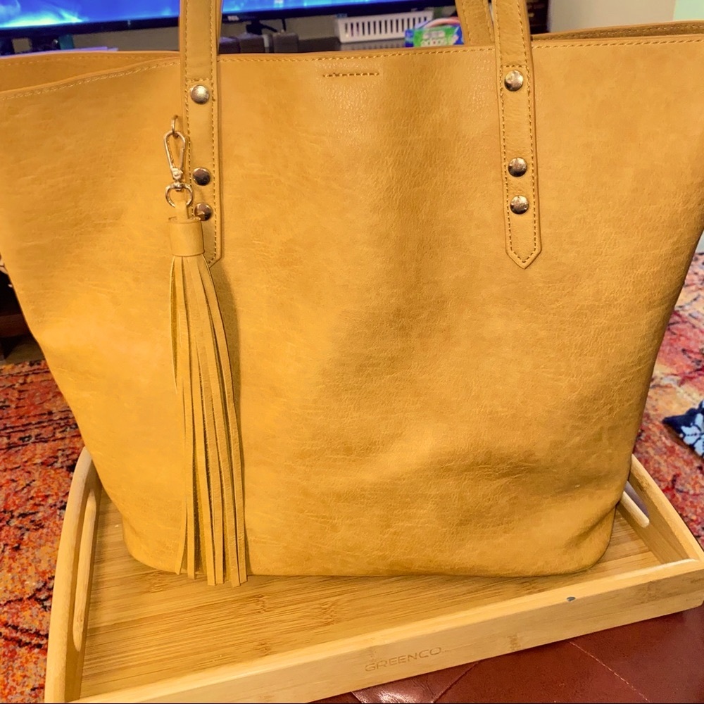 Mystique Vegan Leather Tote weekender/school bag (2 additional bags inside)